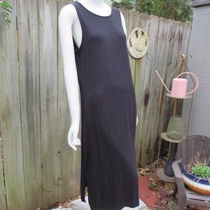 West Loop Black Rayon Lounge Swimsuit Cover Dress size XL